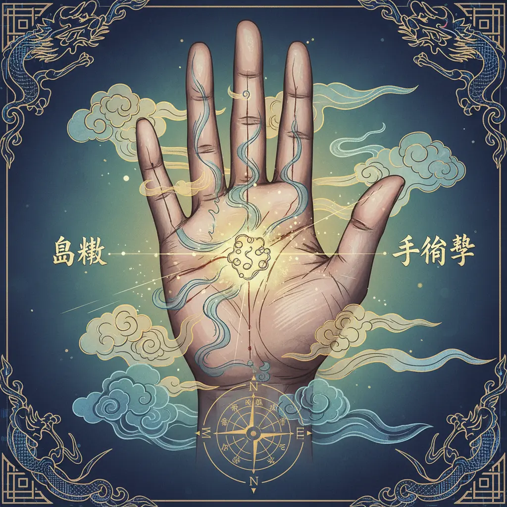 手相學 - 島紋